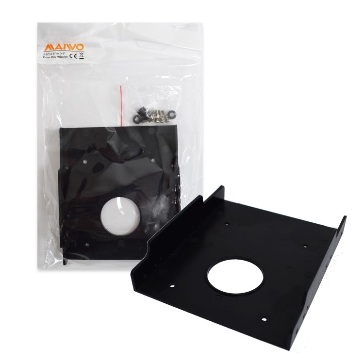 Maiwo 2.5" to 3.5" SSD Bracket Black