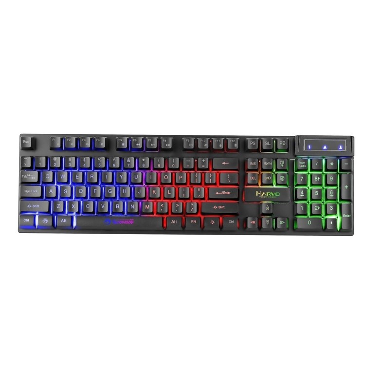 Marvo Scorpion K605 Wired Gaming Keyboard Black