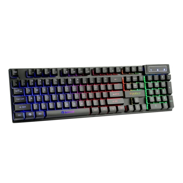 Marvo Scorpion K605 Wired Gaming Keyboard Black
