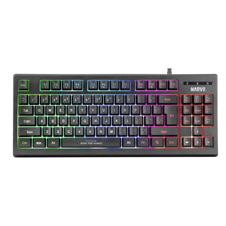 Marvo Scorpion K607 RGB Wired Gaming Keyboard Black