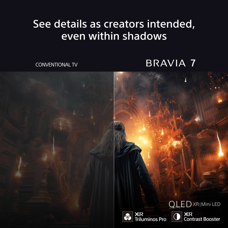 Sony BRAVIA 7 XR70P 85 inch Smart Mini LED 4K Ultra HD QLED TV