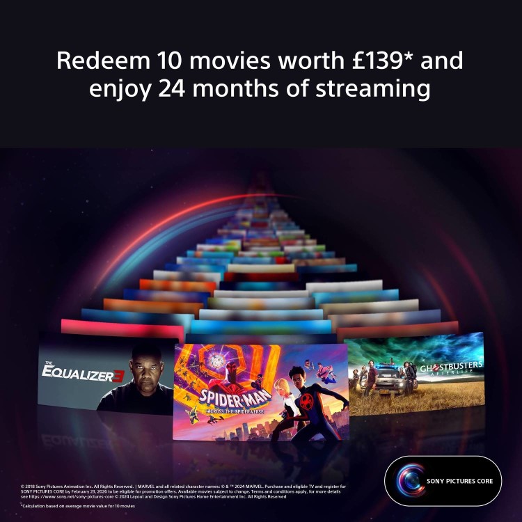 Sony BRAVIA 7 XR70P 85 inch Smart Mini LED 4K Ultra HD QLED TV