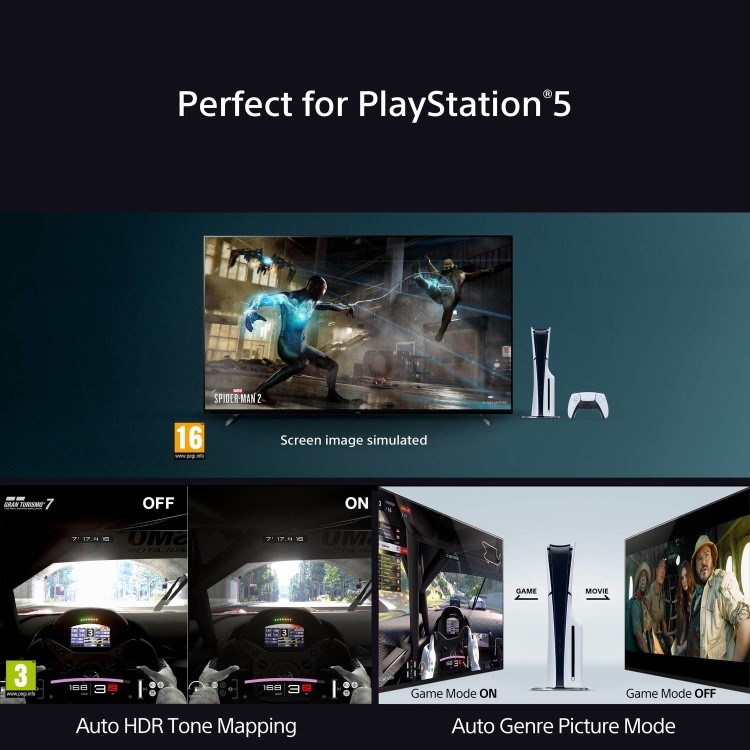 Sony BRAVIA 7 XR70P 85 inch Smart Mini LED 4K Ultra HD QLED TV