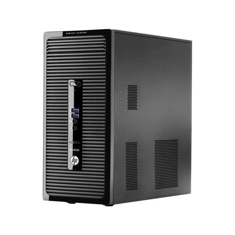 Hewlett Packard HP ProDesk 400 G2 MT Intel Core i5-4590 Quad-Core 3.00GHz 4GB 500GB DVD-RW Windows 7/8.1 Professional Desktop