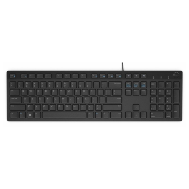Dell Multimedia Wired Keyboard Black