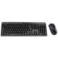CiT KBMS-001 Wired Keyboard & Mouse Combo Black CiT KBMS-001 Wired Keyboard & Mouse Combo Black