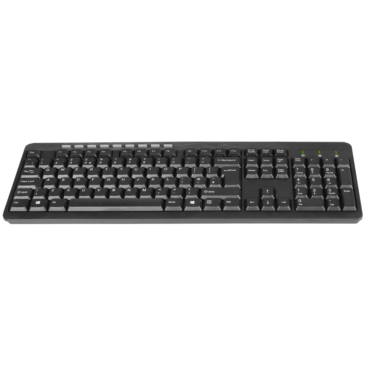 CiT KBMS-001 Wired Keyboard & Mouse Combo Black