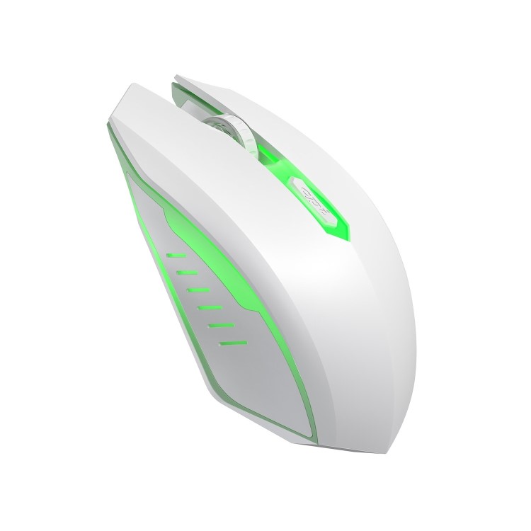 CiT Scorpion 4-in-1 White Keyboard Mouse Headset Mouse Pad Gaming Combo Kit