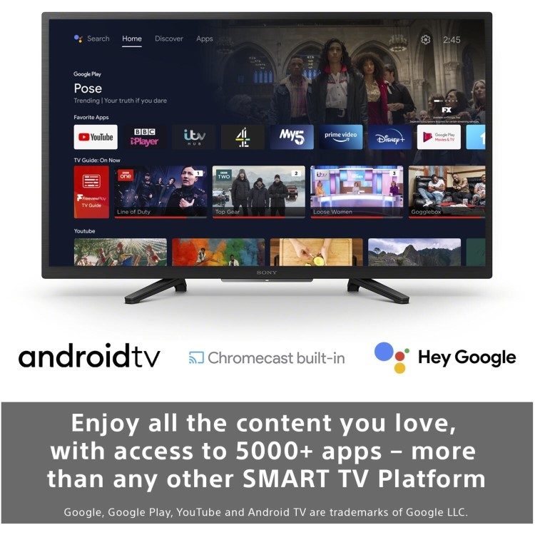 Sony W800P 32 Inch HD Ready HDR Android Smart TV