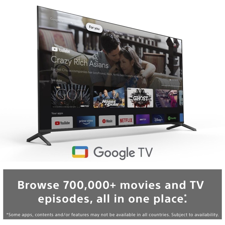 Sony X89J BRAVIA 55 Inch 4K HDR HDMI 2.1 Google Smart TV