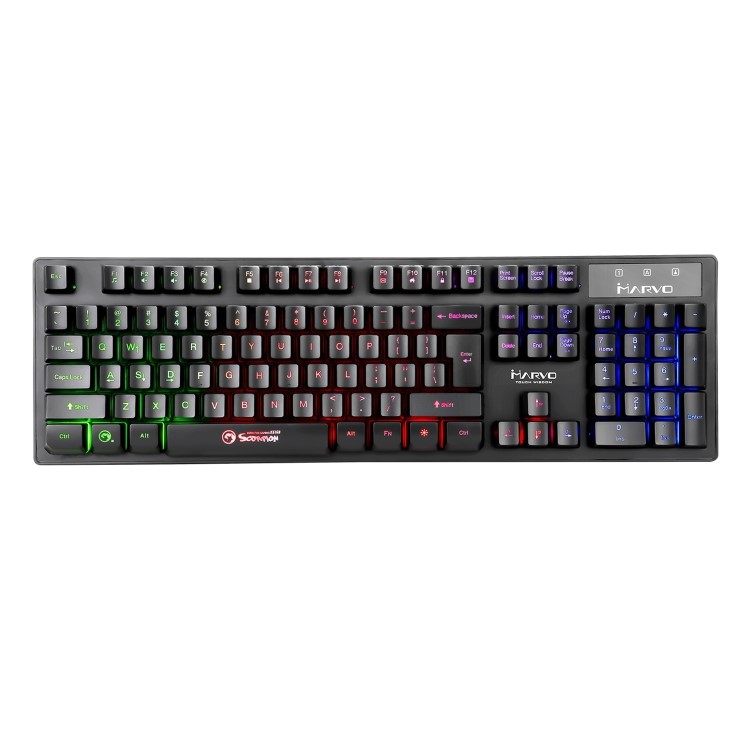 Marvo Scorpion K616A 3 Colour LED USB Gaming Keyboard