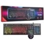 Marvo Scorpion KM409 7 Colour Rainbow LED USB Gaming Keyboard & Mouse Set