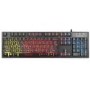 Marvo Scorpion KM409 7 Colour Rainbow LED USB Gaming Keyboard & Mouse Set