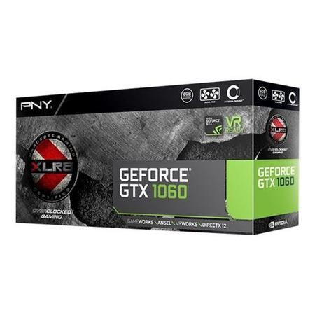 PNY GeForce GTX 1060 XLR8 OC 6GB GDDR5 Graphics Card - Laptops Direct