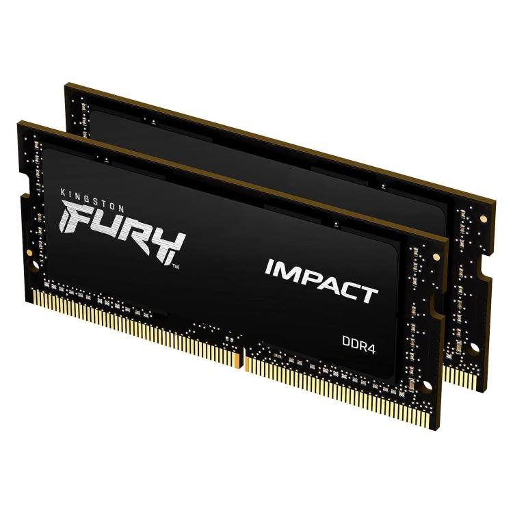 Kingston FURY Impact 32GB 2x16GB SO-DIMM 2666MHz DDR4 Laptop Memory