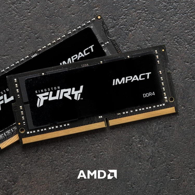 Kingston FURY Impact 8GB (1x8GB) SO-DIMM 2666MHz DDR4 Laptop Memory