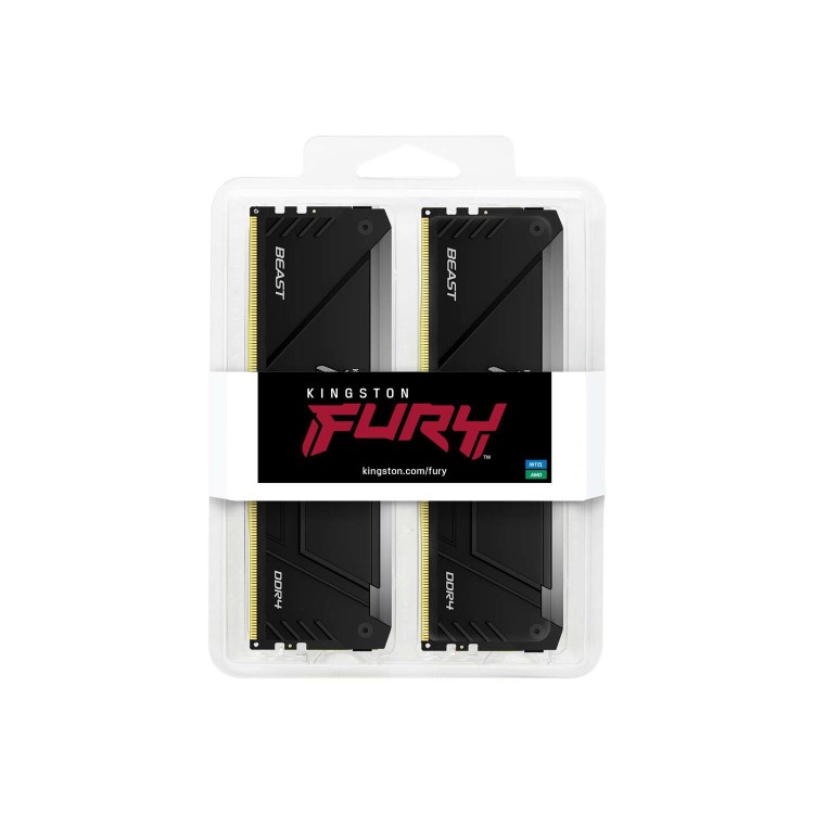 Kingston FURY Beast RGB 16GB (2x8GB) 3200MHz DDR4 Desktop Memory