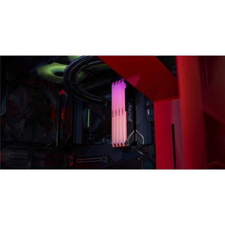 Kingston FURY Beast RGB 16GB (2x8GB) 3200MHz DDR4 Desktop Memory