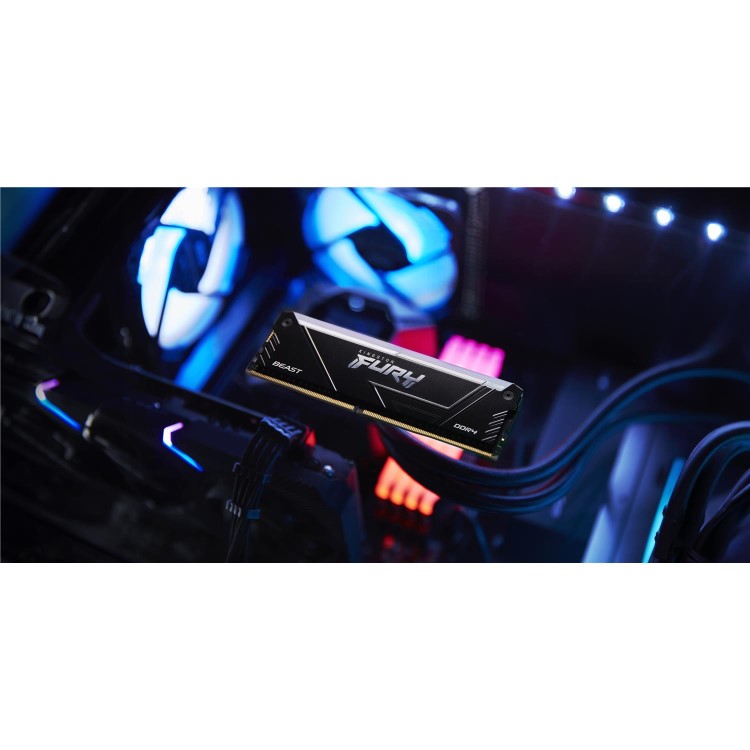 Kingston FURY Beast RGB 16GB (2x8GB) 3200MHz DDR4 Desktop Memory