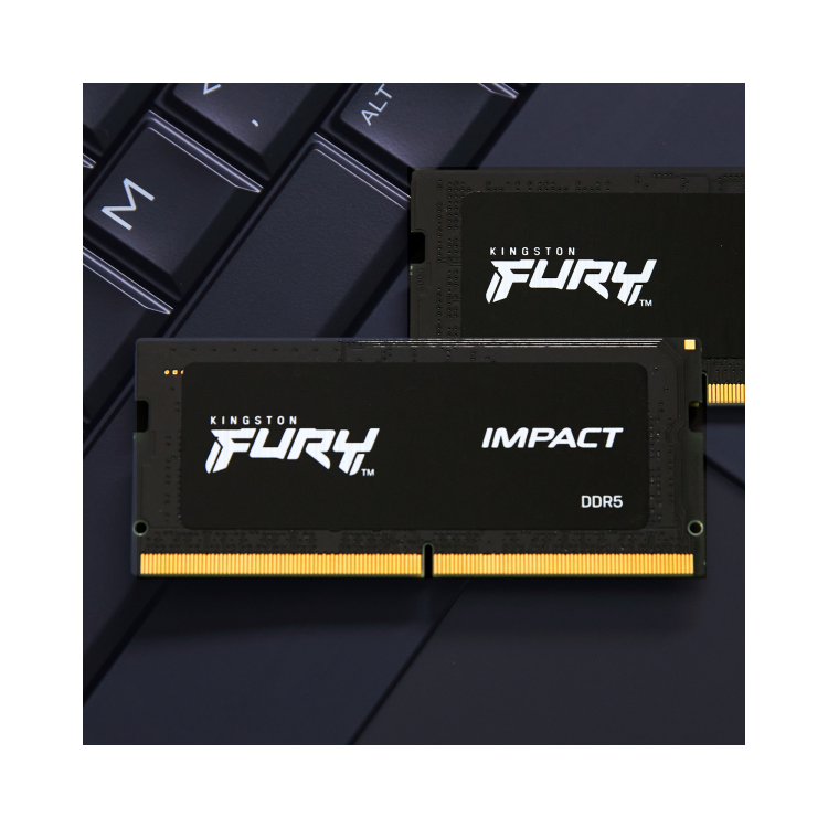 Kingston FURY Impact 16GB (1x16GB) SO-DIMM 5600MHz DDR5 Laptop Memory