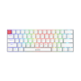 Marvo Scorpion KG933G Saber 61 Wired Mechanical RGB 60% UK Layout Gaming Keyboard White