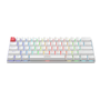 Marvo Scorpion KG933G Saber 61 Wired Mechanical RGB 60% UK Layout Gaming Keyboard White