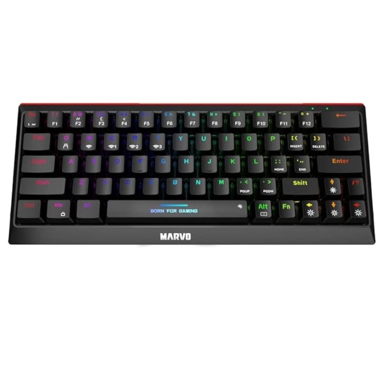 Marvo Scorpion KG962W-UK RGB Wireless Mechanical Gaming Keyboard Black
