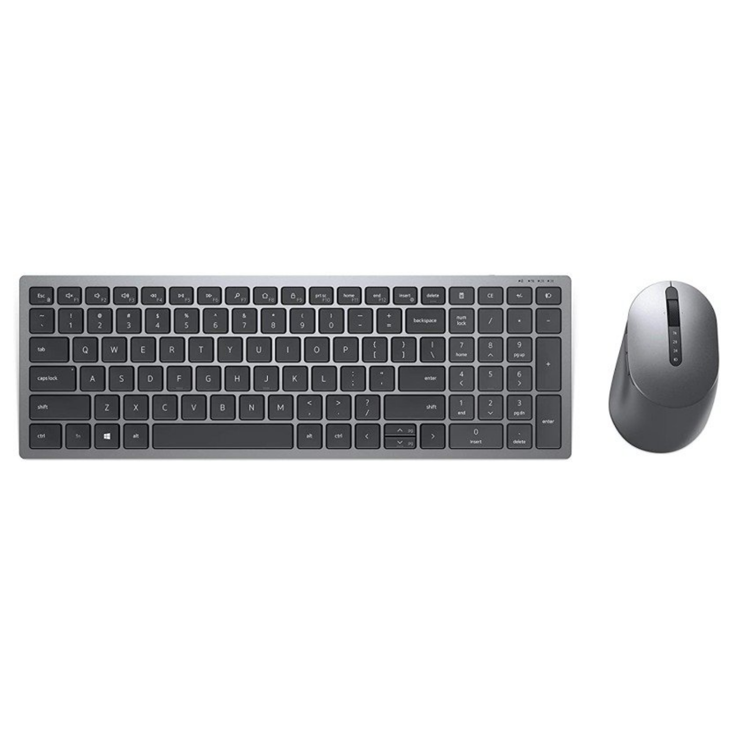 Dell Multi Device Wireless Keyboard And Mouse Combo Grey