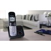 Panasonic KX-TG6824EB Cordless Telephone with Answer Machine - Quad