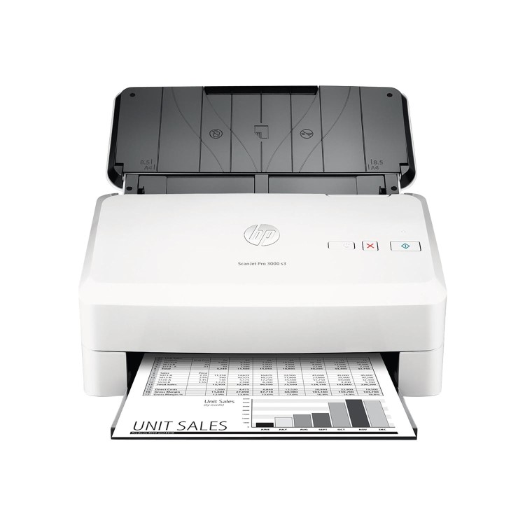 Box Opened HP Scanjet Pro 3000s3 A4 Sheetfed Scanner
