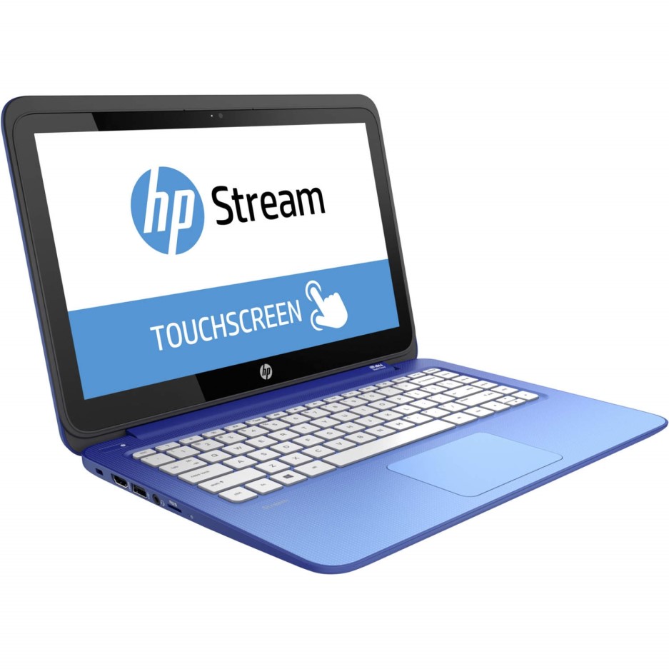 HP Stream 13 Celeron N2840 2.16GHz 2GB 32GB SSD Windows 8.1 13.3 inch Touchscreen Laptop in Blue