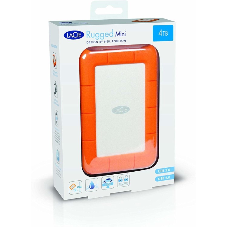Seagate LaCie 4TB 2.5" External Hard Drive