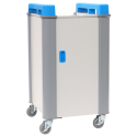 LAP 16 VC LapCabby Vertical Compact 16 Laptops or Chromebooks and Tablets up to 17? Charging Trolley