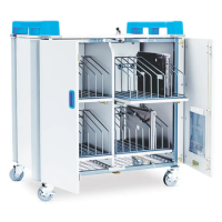 LapCabby 32 Laptops or Chromebooks up to 17? Vertical Charging Trolley