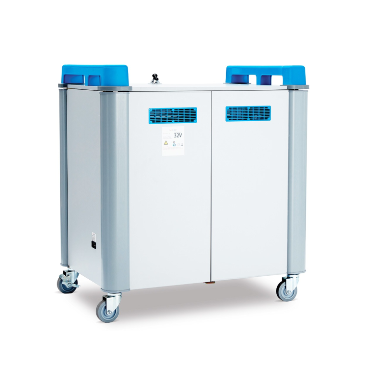 LapCabby 32 Laptops or Chromebooks up to 17? Vertical Charging Trolley