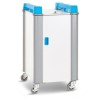 LapCabby 10V - 10 laptops or chromebooks up to 19&#39; - vertical storage 2 Sliding shelves
