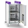 LapCabby 10V - 10 laptops or chromebooks up to 19' - vertical storage 2 Sliding shelves
