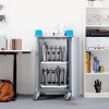 LapCabby 10V - 10 laptops or chromebooks up to 19&#39; - vertical storage 2 Sliding shelves