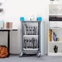 LapCabby 10V - 10 laptops or chromebooks up to 19' - vertical storage 2 Sliding shelves