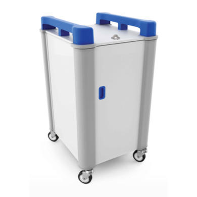 LapCabby 10V 10 Port Vertical Laptop Charging Trolley