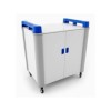 LapCabby 16V - 16 laptops or chromebooks up to 19&#39; - vertical storage 4 Sliding shelves