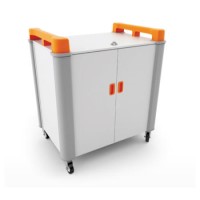 LapCabby 15V - 15 Port Vertical Laptop Charging Trolley
