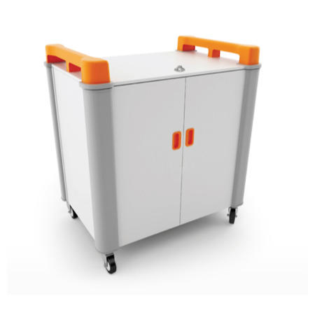LapCabby 15V - 15 Port Vertical Laptop Charging Trolley