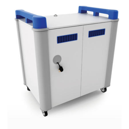 LapCabby 15V - 15 Port Vertical Laptop Charging Trolley