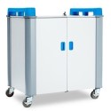 LAP20VBL LapCabby 20V - 20 laptops or chromebooks up to 19' - vertical storage 4 Sliding shelves