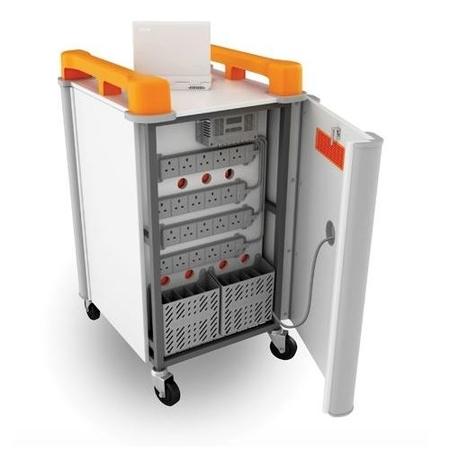 LapCabby Mini Mixed Device Charging Trolley 20 Ports for Tablets/Chromebooks/Netbooks or Laptops