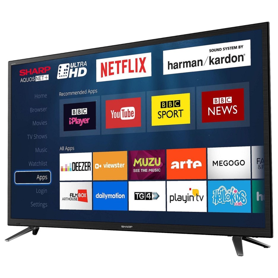 Sharp LC65CUG8052K 65" 4K Ultra HD LED Smart TV with Freeview HD and