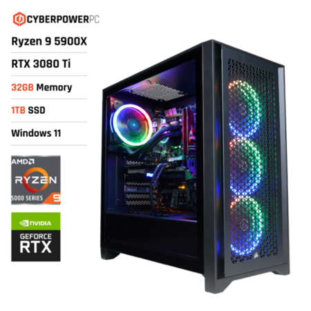 Cyberpower 4000D AMD Ryzen 9-5900X 32GB 1TB SSD GeForce