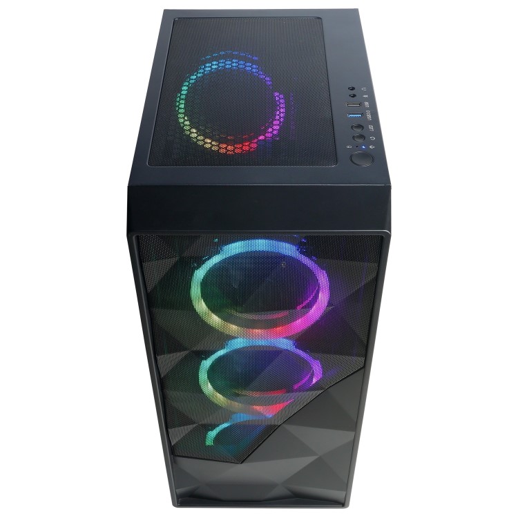 CyberpowerPC Eurus Intel Core i3-12100F NVIDIA GeForce RTX 3050 8GB RAM 500GB SSD Windows 11 Home Gaming PC 