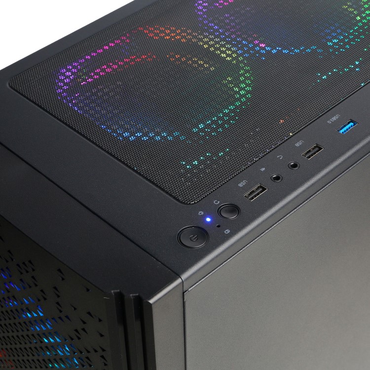 CyberPowerPC Blaze AMD Ryzen 5 5500 RTX 4060 16GB RAM 1TB M.2 SSD Gaming PC Bundle